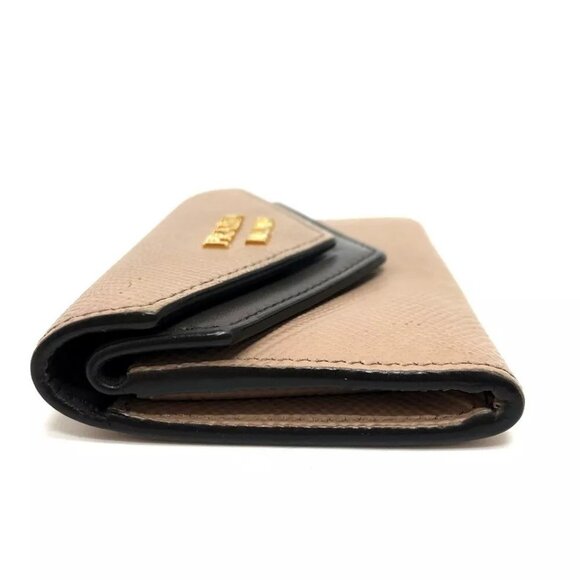 PRADA logo Business Card Holder Pass Case Card Case Card Slot Card Case - Picture 9 of 14